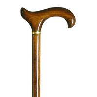 Classic Canes Houten wandelstok - Hercules - Bruin - Beukenhout - XL wandelstok - Derby Handvat - Lengte 109 cm - thumbnail