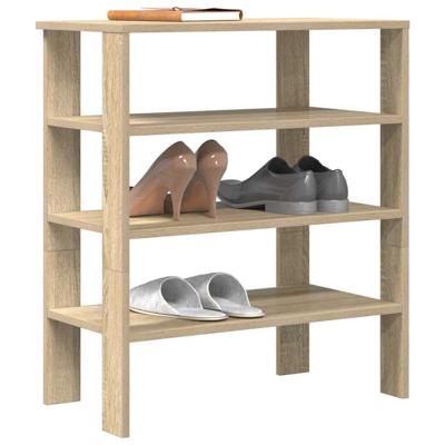 Schoenenrek 61x32x70 cm bewerkt hout sonoma eikenkleurig