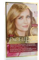 Loreal Excellence 8.3 licht goudblond (1 Set)