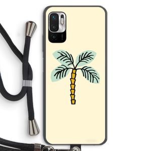 Palmboom: Xiaomi Redmi Note 10 5G Transparant Hoesje met koord