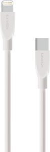 Mobiparts Apple Lightning naar USB-C kabel 2A 1m wit