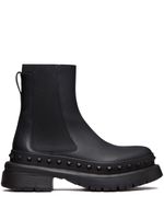 Valentino Garavani bottines chelsea Rockstud - Noir