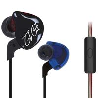 KZ ED12 1.2m 3.5mm Hanging Ear Sports Design In-Ear Style Wire Control Earphone For iPhone iPad Galaxy Huawei Xiaomi LG HTC and Other Smart