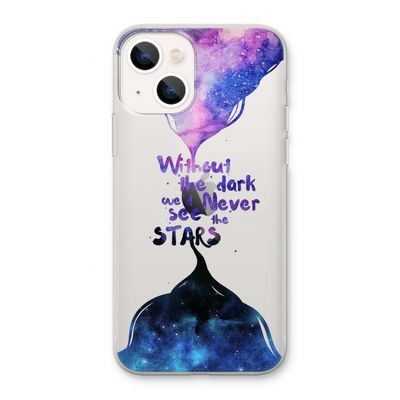 Stars quote: iPhone 13 Transparant Hoesje