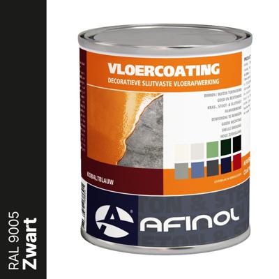 Afinol Vloercoating Zwart (RAL 9005) 750 ml