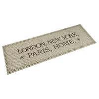 VidaXL Keukenmat wasbaar home-tekst 45x150 cm fluweel VidaXL Keukenmat wasbaar home-tekst 45x150 cm fluweel