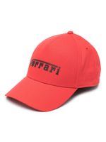 Ferrari casquette à logo embossé - Rouge