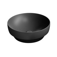 Keramische Opbouw Waskom Sapho Pura dia. 40 cm Zwart