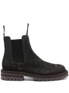 Common Projects bottines chelsea en daim - Gris