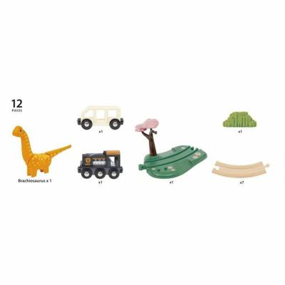 Train met circuit Brio Dinosaur circle set