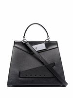 Maison Margiela sac à main Snatched en cuir - Noir