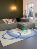 MOMO Rugs Designer Collection - MOMO Rugs Designer Marie-Gon Sphere Cobalt - 140x200 cm Vloerkleed