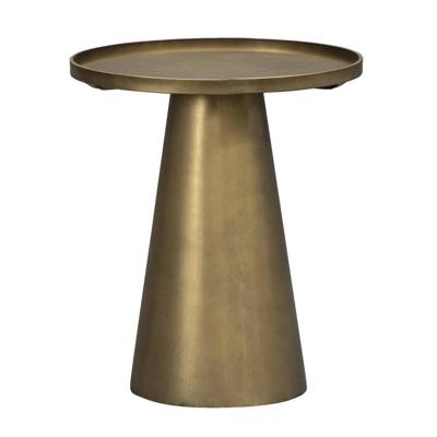 Leen Bakker - Bijzettafel Axel - - 45x40x40 Cm - Metaal - Goudkleurig