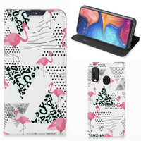 Samsung Galaxy A20e Hoesje maken Flamingo Triangle