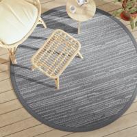 VidaXL Buitenkleed arakil ø160 cm polypropeen grijs