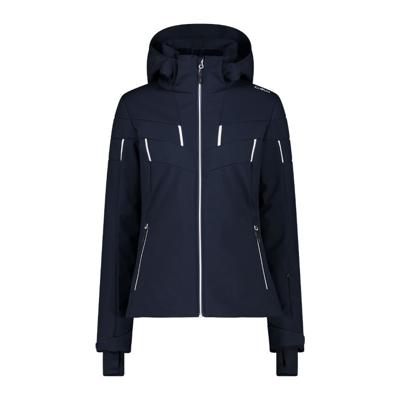 CMP Zip Hood Wintersportjas Dames Black Blue D42
