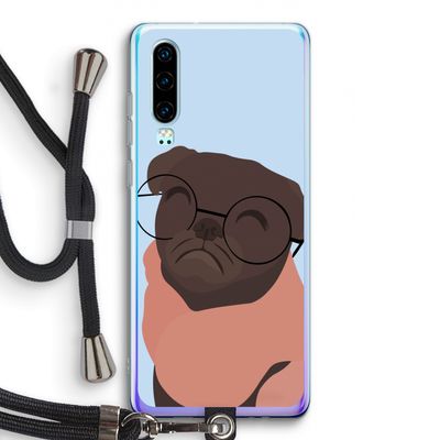 Ludo: Huawei P30 Transparant Hoesje met koord