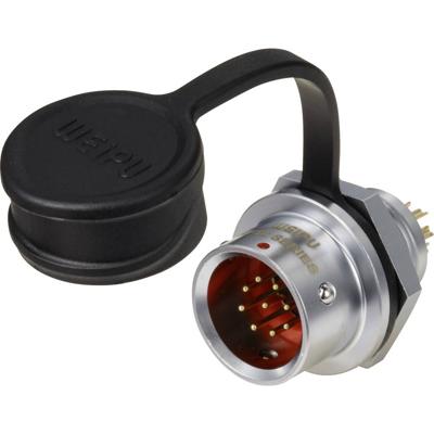Weipu SF1212/P9 Ronde connector Stekker, recht Totaal aantal polen: 9 Serie (ronde connectoren): SF12 1 stuk(s)