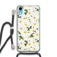 Summer Daisies: iPhone XR Transparant Hoesje met koord - thumbnail