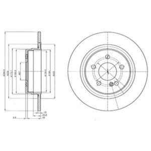 Delphi Diesel Remschijf BG4153