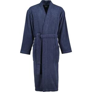 Cawö Cawo Heren Home Kimono Uni 828 XL blau