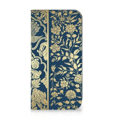 iPhone 15 Plus Smart Cover Beige Flowers