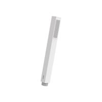 Staafhanddouche Tres Cuadro | 1 Stand | Vierkant | Wit mat