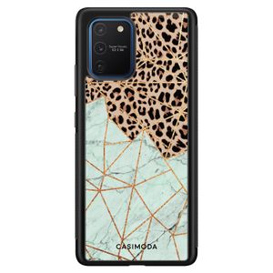 Samsung Galaxy S10 Lite hoesje - Luipaard marmer mint