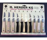 H.Herder Schilmesjes rvs assortiment