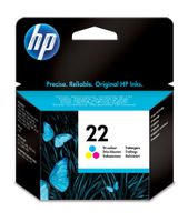 HP 22 originele drie-kleuren inktcartridge - thumbnail
