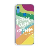 Don't call: Huawei Y6s Transparant Hoesje