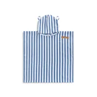 Swim Essentials Strandponcho Blauw Wit Luipaard