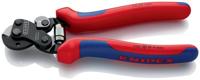Knipex staalkabelschaar | lengte 160 mm | gepolijst | meercomponenten mantels | 1 stuk - 95 62 160 - 95 62 160