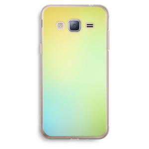 Minty mist pastel: Samsung Galaxy J3 (2016) Transparant Hoesje