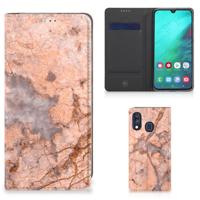 Samsung Galaxy A40 | Standcase | Marmer Oranje