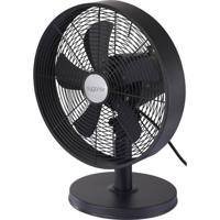Sygonix Tafelventilator 35 W (Ø x h) 230 mm x 475 mm Zwart Oscillerend