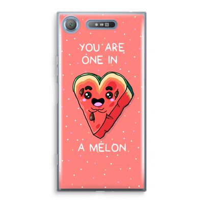 One In A Melon: Sony Xperia XZ1 Transparant Hoesje
