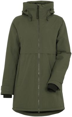 Didriksons Helle Parka Jas Dames Deep Green 36