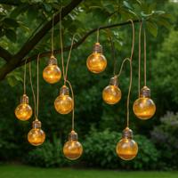 Glitterlampjes - Lichtslinger met 10 LED - 1,7m - Werkt op AA-batterijen