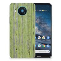 Nokia 8.3 | Bumper Hoesje | Green Wood