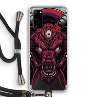 Hell Hound and Serpents: Samsung Galaxy S20 Transparant Hoesje met koord