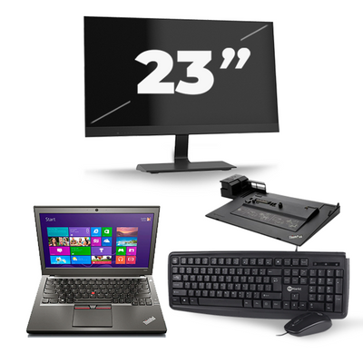 Lenovo ThinkPad X250 - Intel Core i7-5e Generatie - 12 inch - 8GB RAM - 256GB SSD - Windows 11 + 1x 23 inch Monitor Lenovo ThinkPad X250 - Intel Core i7-5e Generatie - 12 inch - 8GB RAM - 256GB SSD - Windows 11 + 1x 23 inch Monitor