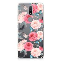 Nokia 2.4 TPU Case Butterfly Roses