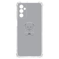 Samsung Galaxy M13 4G | M23 Stevig | Bumper Hoesje | Grijs Baby Olifant