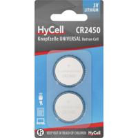HyCell Knoopcel CR2450 3 V 1 stuk(s) Lithium 2er Blister Lithium Knopfzellen CR2450