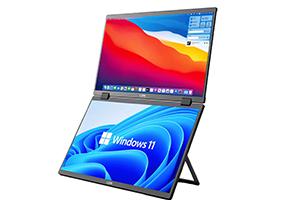 Lipa HDR-72 Dual Portable monitor 15.6 inch Full HD Foldable Opvouwbaar