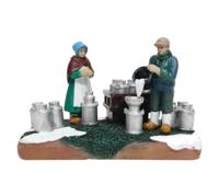 Milkfarmers Working Polyresin 13cm Santaville - Santaville Milkfarmers Working Polyresin 13cm Santaville - Santaville