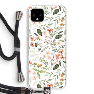 Sweet little flowers: Pixel 4 XL Transparant Hoesje met koord
