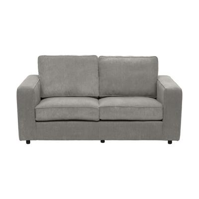 Leen Bakker - Bank Stuttgart 2-zits - Stof - Grijs - 94x170x80 Cm