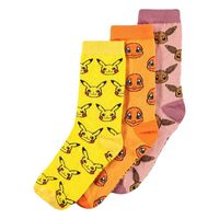 Pokémon Socks 3-Pack Three Icons 39-42 - thumbnail